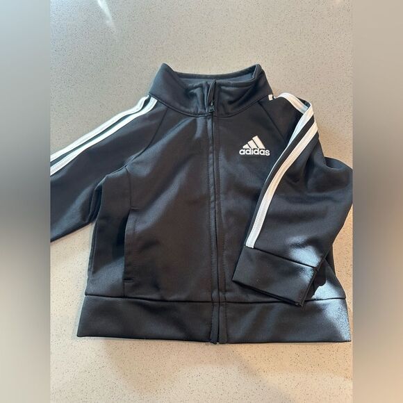 Adidas baby matching jogger track suit set: pants and zip jacket: size 6 months - Picture 3 of 7